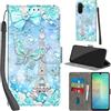 Haninsuze Cover per Samsung Galaxy A18/A17/A26 5G, Torre | Pelle PU Portafoglio, Porta Carte, Magnetica, Libro, Antiurto Custodia