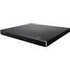 LG Electronics BP60NB10 Ultra Slim Portable UHD 4K/Blu-ray/DVD+/-RW Drive, USB 3.0 compatibile, PC Windows, Linux, Mac OS, con supporto M-DISC, riduzione del rumore, nero