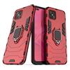LuluMain Compatibile con OPPO Reno 4 Z 5G, OPPO A92s Cover, Custodia Armor Anello Cavalletto (Funziona con il Supporto Magnetico per Auto) Case Paraurti (Rosso)