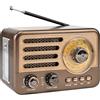 Aicharynic Radio retrò con Bluetooth, AM/FM/SW radio baule con Bluetooth 5.3, radio da cucina piccola, supporta USB/TF/AUX, ricezione radiotelevisiva, antenna telescopica, adatta per ufficio, casa, camera da