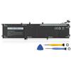 K KYUER 97Wh 4K1VM Laptop Batteria per Dell G7 17 7700 Gaming/Vostro 7500 XPS 15 9560 9570 7590 Inspiron 7501 Precision 5520 5530 5540 Mobile Workstation Series 6GTPY GPM03 5XJ28 W62W6 V0GMT NCC3D