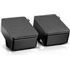 Teufel REFLEKT 2 - Coppia di altoparlanti Dolby Atmos con Dolby Atmos, utilizzato come altoparlante presenza, altoparlante frontale alto o normale altoparlante posteriore, altoparlante home theater