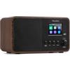 Audizio Avio Radio Dab+ Bluetooth, USB, Timer e Orologio, Display TFT da 2,4, Radio digitale per casa, cucina e camera da letto, potenza da 30 W, ingresso aux, design compatto ed elegante. (Nero)