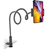 GRSTREE Supporto per telefono da letto, supporto flessibile per tablet pigro a 360 gradi, con braccio regolabile da 100 cm di lunghezza, staffa di montaggio per iPhone/iPad Air/Pro/mini/tablet/switch da 4,7 ~