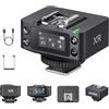 Godox XR Ricevitore flash TTL, portata 100 m, ricevitore radio con batteria integrata da 1270 mAh, cavo di sincronizzazione e cavo USB-C, compatibile con il trigger Godox X3/X3Pro per Canon e Nikon