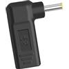 Artilits Adattatore DC 100 W 5,5 2,5 mm a USB C maschio, adattatore da tipo C femmina a DC maschio, adattatore 5,5 x 2,5 mm DC adattatore supporto 5 V 12 V 19 V realizzato per computer portatili Asus