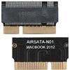 ASHATA SATA M. 2 a per Macbook 2012 Adattatore Card,SATA M.2 NGFF SSD a per Macbook 2012 Hard Disk Adattatore senza driver Riser Card SSD Riser Card