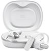 JBL Sense Pro Cuffie Open-Ear True Wireless, Hi-Res Audio, fino a 38 Ore di Autonomia, Resistenti ad Acqua e Polvere IP54, Tecnologia JBL OpenSound e Spatial Sound, Bianco