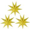 CAMILIFE 3 Pezzi 9 Lanterne a Stella di Carta a Punta Carta 3D da 30cm appesa Decorazioni Natalizie Matrimonio Compleanno Baby Shower Room Ornamenti Natalizi Articoli per Feste