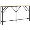 Generico Tavolino Consolle Rovere Sonoma 140x23x75 cm Legno Multistrato,Marrone,8.98kg,837773