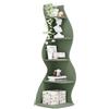 Tribesigns Scaffale Angolare, Moderno Mensola Angolare a 5 Livelli, Scaffale per Scaffali Libreria Scaffale per Piante Unità Organizzativa per Cucina, Soggiorno, Balcone, Verde