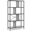 Vicco Loft Libreria FYRK Scaffale a muro Scaffale verticale Ordine Vintage 146x80 Betón