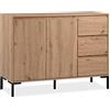 DEINE TANTE EMMA CaliCosy Credenza a 2 ante con 3 cassetti e 1 ripiano L120 cm - Plock