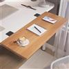 Generic Mensola a morsetto per tastiera, estensore da scrivania pieghevole in legno, per casa e ufficio, 70 x 20 cm