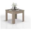 WHOUS Tavolo Allungabile JESI per Sala da Pranzo e Soggiorno, Estensibile da 90 a 180 cm, Tavolo Cucina per 4-8 Persone, Olmo