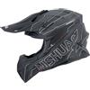NISHUA Cross Evo Carbon Motocross Casco unisex nero