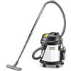 KÄRCHER aspiratore solidi-liquidi NT 27/1 Me, potenza: max. 1380 W, contenitore in acciaio inox: 27 l, tubo di aspirazione: 2,5 m, bocchetta pavimenti (300 mm), bocchetta fessure