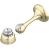 National Hardware N328-161 V244 - Fermaporta magnetico rigido in ottone, 3 pollici