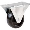 Shepherd Hardware 9397 2 - 1/5,1 cm in polipropilene Wheel rigid Plate Caster, capacità di carico 79,4 kilogram