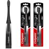 Colgate Spazzolino da denti a batteria Sonic 360 Carbone, confezione da 2