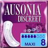 Ausonia Discreet Maxi Perdite di Urina Assorbenti Sanitari 8-Pezzi