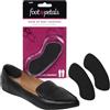 Foot Petals Fancy Feet - Cuscinetti per tallone, Nero , 1 pair (Pack of 1)