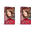 Revlon Tintura per Capelli, Colorsilk Tinte, 200 gr, 54-Castaño Claro Dorado (Confezione da 2)