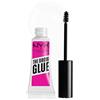 NYX Professional Makeup Lift And Snatch Penna Sopracciglia, A prova di sbavature, No transfer, Ash Brown & The Brow Glue, Gel Trasparente per Sopracciglia Effetto Laminazione, Fino a 16 ore di Tenuta