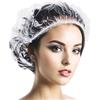 Ailiver Cuffie da doccia usa e getta in plastica, per donne e uomini, cuffie da bagno impermeabili per saloni, spa, viaggi, uso domestico, hotel, doccia (100 pezzi, 42 cm)