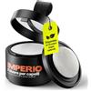 IMPERIO Polvere per capelli - Correttore per capelli per ispessimento dei capelli per donne e uomini, make-up per capelli impermeabile per nascondere le radici - 4 g (Bianco)