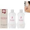 Bploar Body Makeup Foundation, trucco naturale per gambe e cicatrici del corpo, impermeabile, copertura completa per tatuaggi e cicatrici, tenuta 24H per carnagione naturale (100 ml, 2 pezzi)