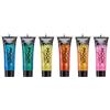 Moon Glitter - Gel glitter fine iridescente - 12ml - Set di 6 colori - Pittura Viso Glitter