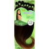 Ser Mulher Extension Capelli Lisci in Termofibra per Tessitura, 320gr, Effetto Naturale, Infoltimento e Allungamento Capelli, 2x70cm, 3x65cm, 2x60cm DAIANE (Brown Degradee)