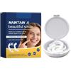 JHAZUN 1 Paio Di Dentiere Provvisorie,Denti Finti Da Applicare Da Soli, Protesi Dentale Estetiche, Faccette Dentali, Denti Finti Istantanei, Per Un Sorriso Esteticamente Perfetto