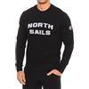 NORTH SAILS FELPA SENZA ZIP UOMO NERO