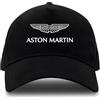 Genérico Berretto Nero per Fans Aston Martin Bianco - Cotone Eco
