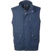 Saggio Sea Barrier Jazio Gilet Taglia da M a 3XL Leggero in Morbido Cotone Modello Multitasca con Zip e Bottoni Casual Uomo Profumatore Blu XXL