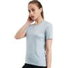 Merino.tech Maglietta Donna - T Shirt Lana Merino Manica Corta, 100% Intimo Lana Merinos Donna (Iceberg Crewneck, Large)