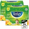 Tetley Green Tea Limone, 2 confezioni da 50 pezzi, 100 g (200 g), tè verde al limone