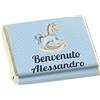Generico Cioccolatini personalizzabili - Matrimonio - Compleanno - Nascita - Battesimo - Comunione - Laurea - SENZA GLUTINE - Cioccolattini Personalizzati 30 pezzi (Dimensioni standard, Benvenuto 2)
