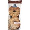 Pandiluna Freselle Pandiluna Integrali - ciambelle di pane croccante, con 100% lievito madre - confezioni salva freschezza, pack da 8 confezioni da 300 g