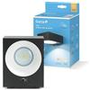Garza - Applique da esterno solare a LED con sensore di movimento, autonomia 30h, 4 modalità di illuminazione, IP65, ideale per esterni