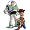 Disney Toy Story Buzz and Woody - Stampa su tela, 40 x 50 cm, in poliestere, multicolore, 40 x 50 x 3,2 cm