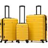 Flight Knight Set Di 2 Valigia A Mano Grande 56x45x25 Cm Easyjet E British Airways - Approvata E Testata - 2 Ruote - Valigia Da Cabina In Tessuto Ultraleggera E Resistente