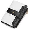 SENDEFN Portafoglio Donna Piccolo Portamonete con Blocco RFID per Carte Multipli Portamonete Donna in Pelle con Molti Scomparti