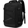 ENERGY GROUP Zaino Viaggio 45x36x20 EasyJet e Ryanair, Bagaglio a Mano 30L, Zaino Cabina Uomo Donna, Apertura 180°, Impermeabile, Porta PC 14", Casual per Viaggio e Lavoro, Compagnie Low Cost- Nero