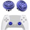 KD.FLY Levette in metallo per controller bordo PS5, 2 pezzi, kit di ricambio per joystick personalizzato per controller PS5 DualSense Edge, parti di accessori per levette metalliche in alluminio, gufo