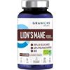 Granions Lion's Mane Bio 1000 mg | 90 Capsule Vegetali | 40% Polisaccaridi + 30% Beta-Glucani | KSM Hericium erinaceus | Vegan | Senza Glutine | Formato 30 Giorni | Certificato Bio