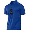 JACKETOWN Polo Uomo Manica Corta Polo Uomo Traspirante Polo Casual Sportiva T-Shirt Golf Estate Basic Regular Fit Polo con Bottoni M-3XL