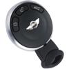 TEKLIGHT Kit Riparazione Chiave Slot FOB Shell Cover VARI COLORI + Logo non Originale per BMW Mini Cooper R56 3 Pulsante Remoto Keyless Entry Auto Chiave Guscio (ANELLO GRIGIO SATINATO)